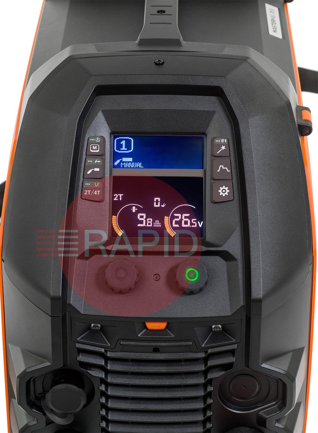 P501GX3  Kemppi Master M 353G MIG Welder Air Cooled Package, with GX 305G 3.5m Torch - 400v, 3ph